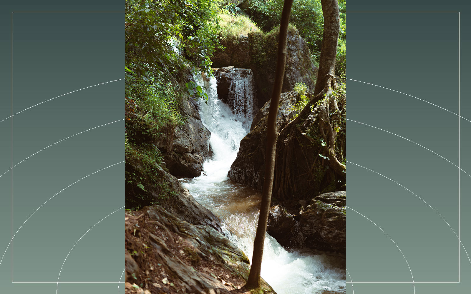 The private waterfall
